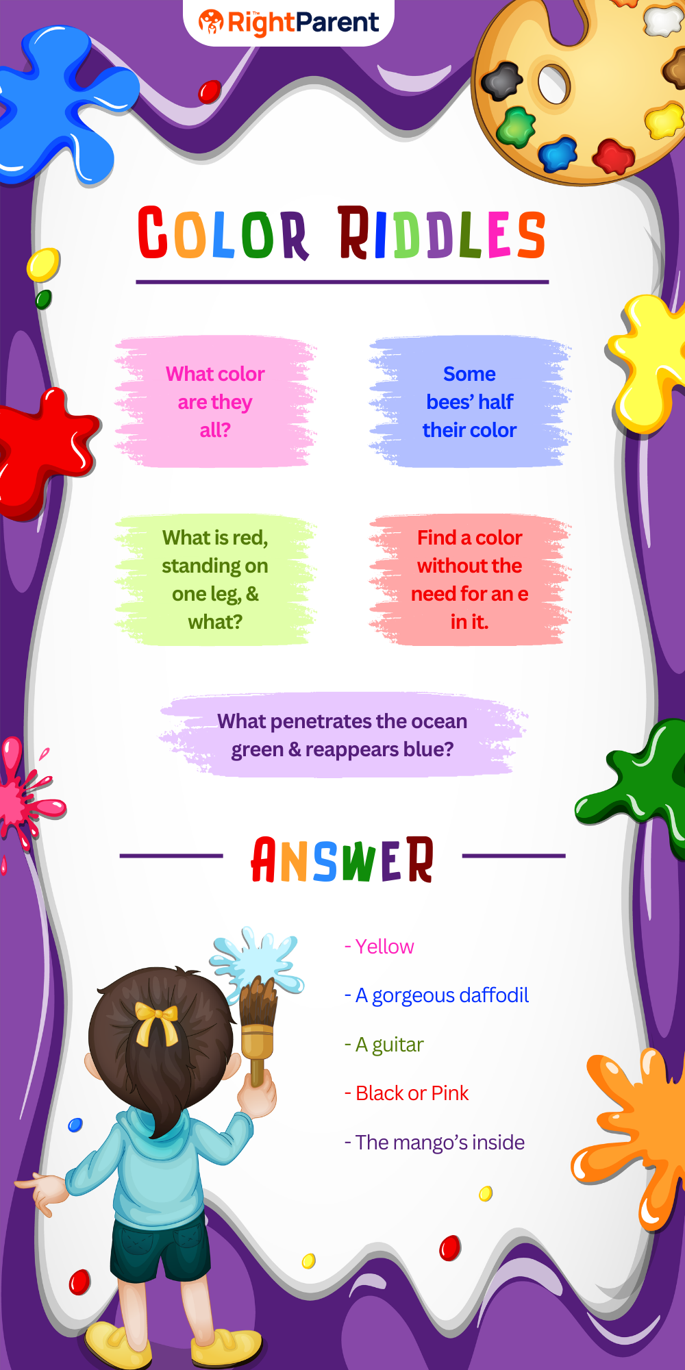 100+ Color Riddles With Answers That Are Head Scratchers
